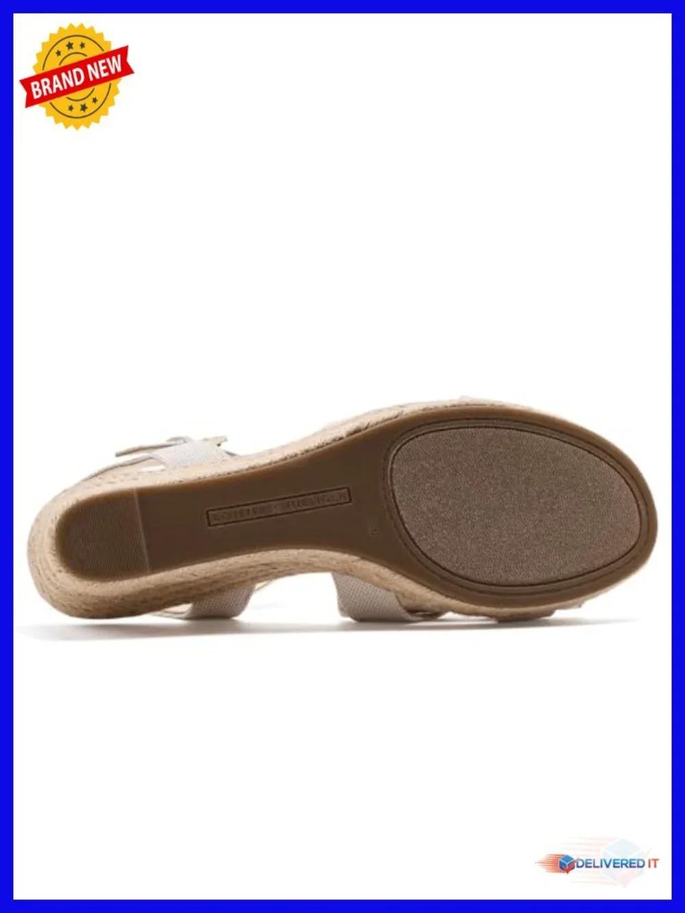 Espadrille Wedge Sandals with Adjustable Ankle Strap